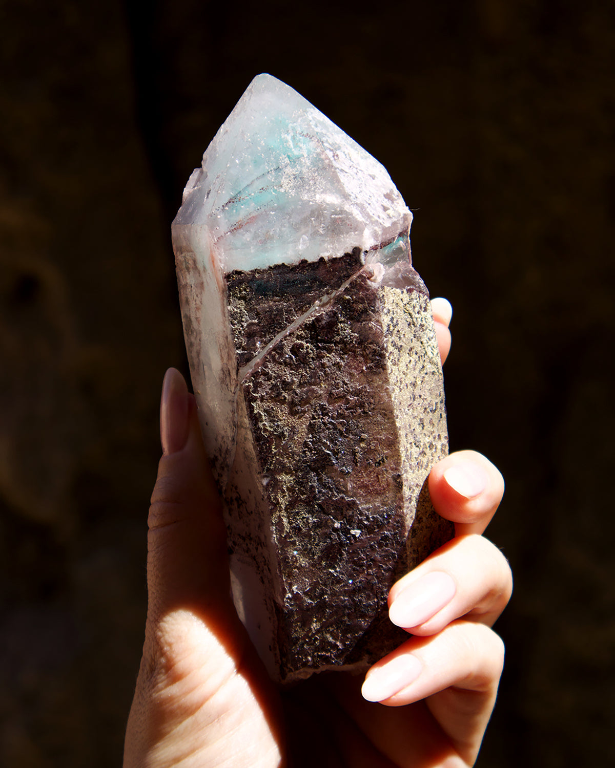 Ajoite Quartz– Echoz Crystals